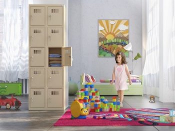 Szafka ubraniowa z nóżkami SUS W 325 ST