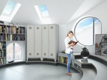 Szafka ubraniowa z nóżkami SUM W 331 ST