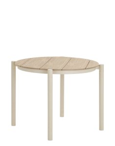 stół okrągły ogrodowy abela Ø90, aluminium i nonwood (7501155)