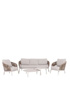 zestaw ogrodowy adora: 3-osobowa sofa, 2 fotele i 2 stoliki