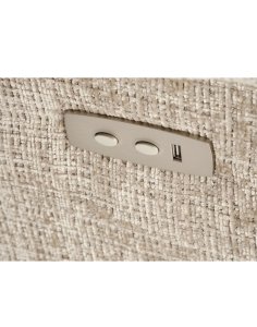 fotel amore z funkcją elektrycznego rozkładania, beżowy