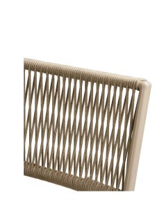 zestaw ogrodowy arcas bistro set, składany stolik i 2 krzesła, taupe