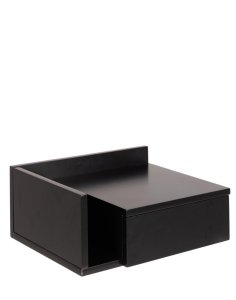 szafka nocna wisząca ashlan, czarna (05879)