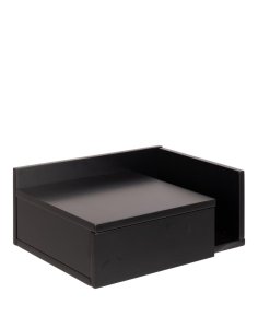 szafka nocna wisząca ashlan, czarna (05879)