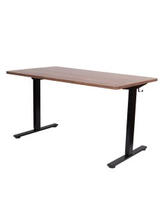 biurko z regulacja wysokosci alto 100 black 120 cm