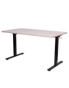 biurko z regulacja wysokosci alto 100 black 120 cm