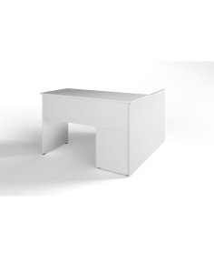 Narożne biurko Tivo 120 cm białe
