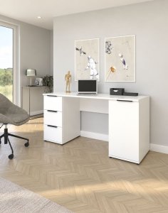 Biurko Tivo 160 cm białe