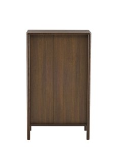 wysoka komoda blair z 5 szufladami (cd02) przydymiony dąb 70x118 cm