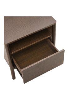 szafka nocna blair (ns01), 50 cm, przydymiony dąb