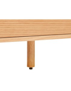 szafka rtv blair (TU01) dębowa – 180 cm, nogi z litego drewna