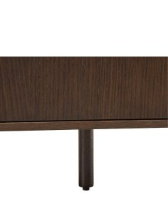 komoda blair 160 cm, przydymiony dąb, 3 szuflady i szafka (sb01)