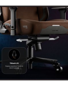 fotel gamingowy, brazowy, diablo, xeye, prime