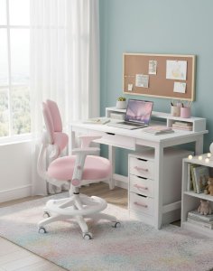 krzeslo dzieciece bunny fit pink