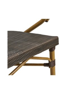 krzesło ogrodowe calda, aluminiowe, sztaplowane