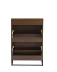 szafka na buty claro 01, przydymiony dąb, lamele