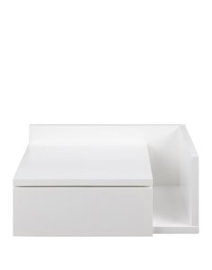 szafka nocna wisząca ashlan, biały (05881)