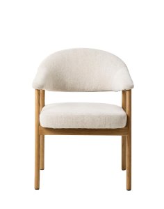 fotel tapicerowany elk, dębowe nogi w stylu skandynawskim (56160000)