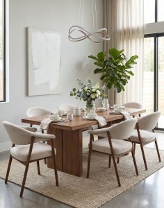 fotel tapicerowany elk, ciemny dąb (56160100)