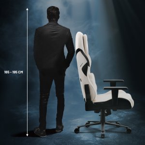 Fotel gamingowy beżowy z chłodzącym siedziskiem, Normal Size: Diablo X-One Prime Desert Storm 12