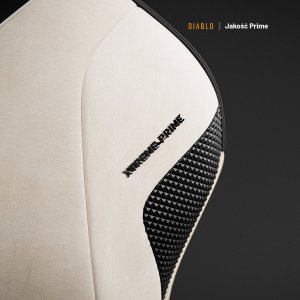 Fotel gamingowy beżowy z chłodzącym siedziskiem, Normal Size: Diablo X-One Prime Desert Storm 9