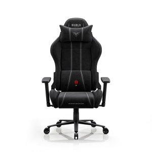 Fotel gamingowy materiałowy czarny Normal Size: Diablo X-One 2.0 Burned Black 2