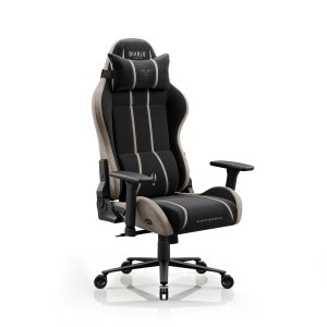Fotel gamingowy materiałowy Normal Size, czarno-beżowy: Diablo X-One 2.0 Camel Black 1