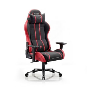 Fotel gamingowy materiałowy Normal Size, czarno-czerwony: Diablo X-One 2.0 Bloody Mary 1