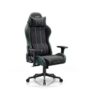 Fotel gamingowy materiałowy Small Size, czarno-zielony: Diablo X-One 2.0 Forest Green 1