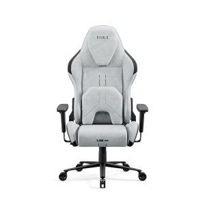 Fotel gamingowy szary z chłodzącym siedziskiem, Normal Size: Diablo X-One Prime Nightwolf Moon 2