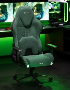 zielony fotel gamingowy, diablo, prime