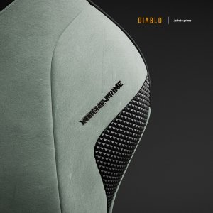 Fotel gamingowy zielony z chłodzącym siedziskiem, Normal Size: Diablo X-One Prime Ghotic Green 10