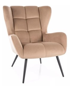 Fotel Louis Velvet Beżowy