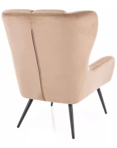 Fotel Louis Velvet Beżowy