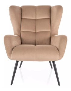 Fotel Louis Velvet Beżowy