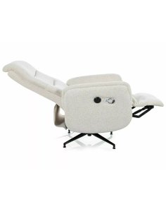 Fotel rozkładany elektrycznie Nestor Raven 22 - jasny beż