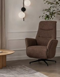 Fotel rozkładany elektrycznie Nestor Raven 45 - cappuccino