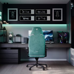 Gamingowy fotel z magnetycznym zagłówkiem miętowy Diablo X-Eye Prime Mystic Mint 18