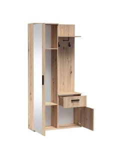 meble do przedpokoju z lustrem lux dąb artisan