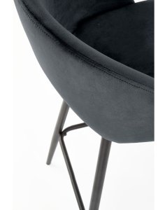 hoker do kuchni h96, czarny welwet