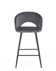 hoker do kuchni h96, szary welwet