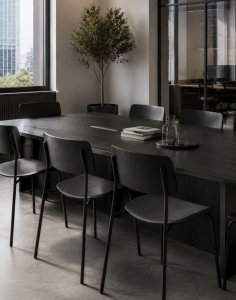 Krzesło konferencyjne Hubi 4L Wood