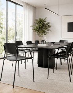 Krzesło konferencyjne Hubi 4L Arm Wood