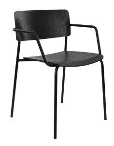 Krzesło konferencyjne Hubi 4L Arm Wood