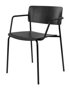 Krzesło konferencyjne Hubi 4L Arm Wood