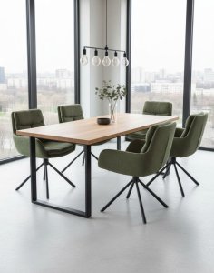 krzesło obrotowe k495, zielone