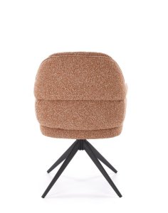 krzesło z funkcją obracania k570, boucle, rude