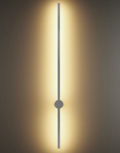 bialy, podłużny kinkiet led 100 cm