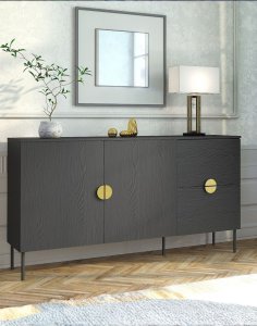 Komoda z szufladami Mond 03 Grafit