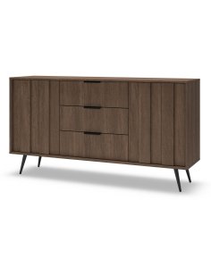 komoda do salonu dąb dunin z szafkami i szufladami amaro f
